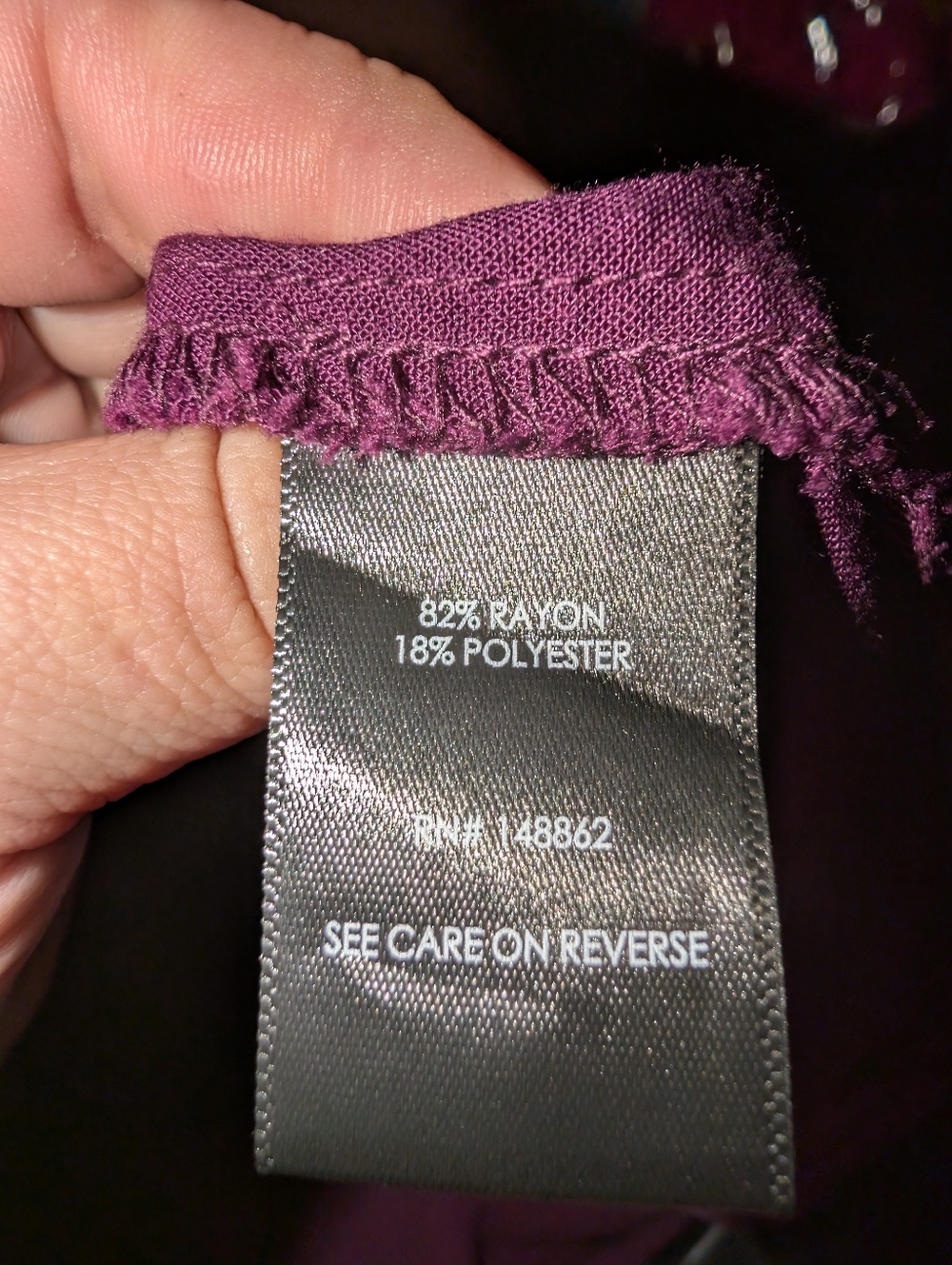 Torrid Harper Georgette Pullover Blouse Purple 2 - Picture 5 of 7